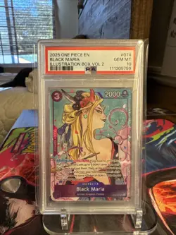 PSA 10 Black Maria OP08-074 One Piece Illustration Box Vol. 2 PROMO - Image 1