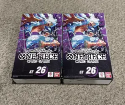 2 One Piece Purple/Black Monkey.D.Luffy Starter Deck [ST-26] English Sealed Lot - Image 1
