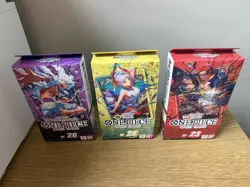One Piece Starter Decks LOT - Shanks ST‑23, Monkey D Luffy ST-26, Yamato ST-28 - Image 1