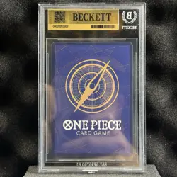 2023 ONE PIECE MONKEY D LUFFY OP05-119 GEAR 5 SEC ALT BGS 9.5 AUTO Signed - Image 2