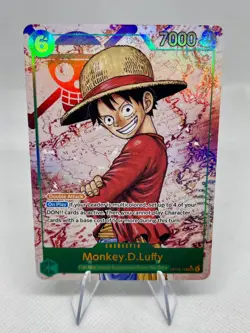 Monkey D. Luffy OP13-118 SEC Alt Art - One Piece Carrying On His Will English - Image 1