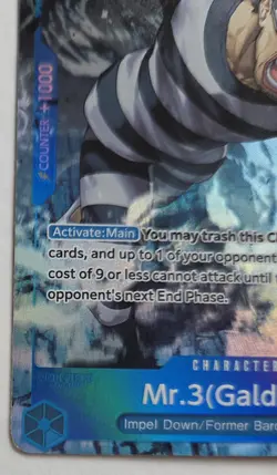 One Piece OPTCG English Mr. 3 (Galdino) OP16-056 SR* Alternate Art - NM - Image 4