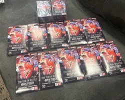 One Piece Op-16 Lot. 10 Sleeve Packs 2 Double Pack Set11. -The Time Of Battle- - Image 1