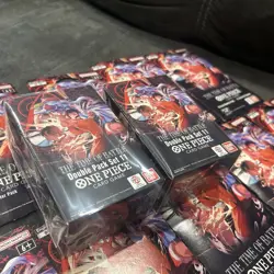 One Piece Op-16 Lot. 10 Sleeve Packs 2 Double Pack Set11. -The Time Of Battle- - Image 3
