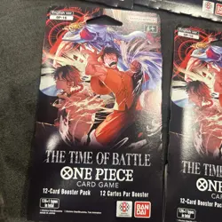 One Piece Op-16 Lot. 10 Sleeve Packs 2 Double Pack Set11. -The Time Of Battle- - Image 5