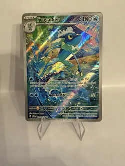 Frogadier 089/086 Chaos Rising full art holo Illustration Rare Pokemon Card NM - Image 1