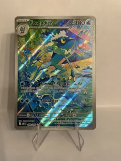 Frogadier 089/086 Chaos Rising full art holo Illustration Rare Pokemon Card NM - Image 2