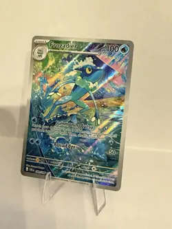 Frogadier 089/086 Chaos Rising full art holo Illustration Rare Pokemon Card NM - Image 3