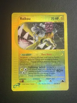 Nintendo Pokemon TCG e-Reader Holo 3-Card Lot Suicune/Raikou/Entei 2002 - Image 4