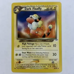 Pokemon Card - Dark Flaaffy Neo Destiny 34/105 Uncommon - Image 1