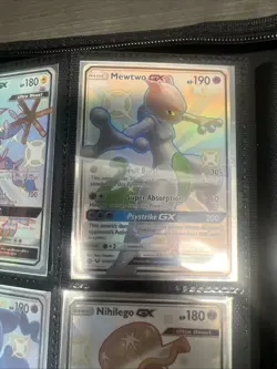 Mewtwo GX SV59/SV94 Hidden Fates Shiny Vault Full Art Shiny Holo Rare Card - Image 1