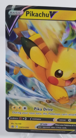 Pikachu V - Holo SWSH: Sword & Shield Promo Cards SWSH285 LP Pokemon TCG - Image 3