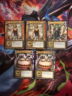 One Piece CCG The Quest Begins - 5 Card Lot - Common - LP - Image 1