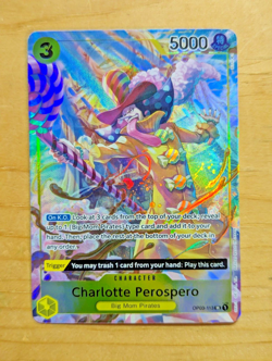 Charlotte Perospero Alt Art Op03-113 English Pillars Of Strength One Piece Card. - Image 1