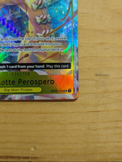 Charlotte Perospero Alt Art Op03-113 English Pillars Of Strength One Piece Card. - Image 4