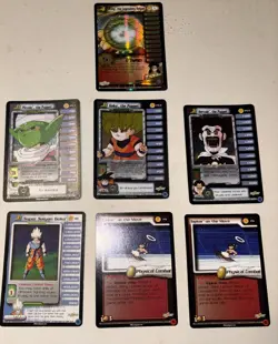 Lot Of Limited And Unlimited Dragon Ball TCG 200+ Cards 14 holos/promos/hi tech - Image 1