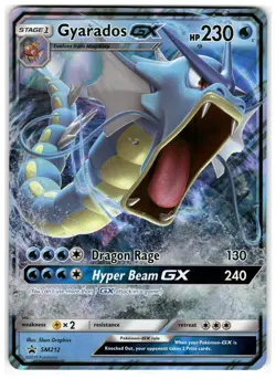 Gyarados GX JUMBO CARD SM212 Holo Promo Sun & Moon Promo Pokemon Lightly Played - Image 1