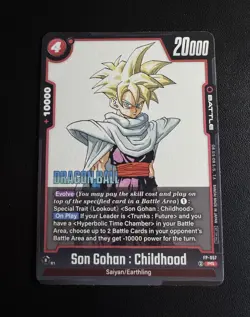 Son Gohan Childhood FP-057 Manga Tournament Promo Dragon Ball Card English - Image 1