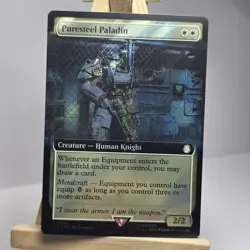 Puresteel Paladin (Extended Art) (Surge Foil) Universes Beyond: Fallout Foil - Image 1