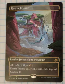 Ketria Triome (Showcase) 310 R Ikoria IKO Magic MTG Land - Image 1