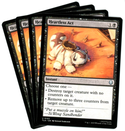 x4 Heartless Act - 0103 - Avatar: The Last Airbender TLA - MTG - NM/M - Image 1
