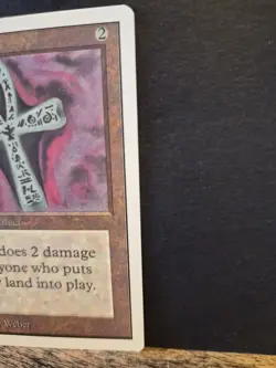 MTG Ankh of Mishra Artifact Amy Weber Unlimited Magic the Gathering - Image 2