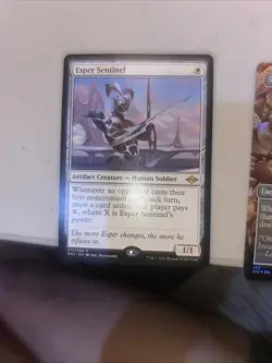 magic the gathering-Esper Sentinel/(FOIL.Smothering Tithe.FOIL)/Boseiju Who End. - Image 4