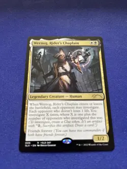 MTG Wernog, Rider's Chaplain Universes Within (SLX) 008 Regular Rare - Image 1