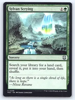Sylvan Scrying 248 Uncommon Commander: Modern Horizons 3 Magic: The Gathering LP - Image 1