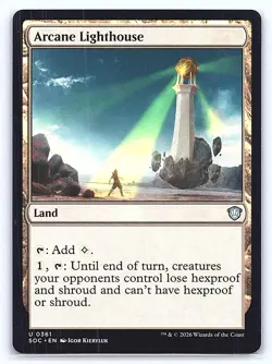 Arcane Lighthouse 361 Commander: Secrets of Strixhaven Magic: The Gathering LP - Image 1