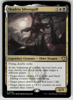 Shadrix Silverquill Mythic Commander: Secrets of Strixhaven 330 MTG NM 2026 - Image 1