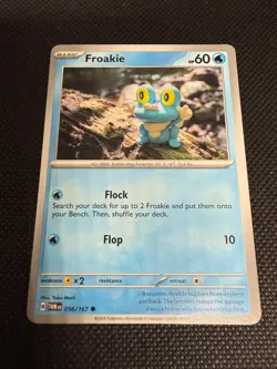 Froakie 056/167 Common Twilight Masquerade Pokemon Near Mint - Image 1