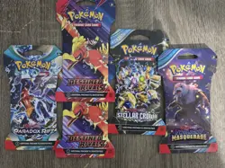 Lot of 5 Pokemon TCG: Scarlet & Violet Paradox Rift Sealed Booster Packs - Image 3