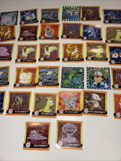 1999 Pokemon ArtBox Stickers Series 1 Lot Of 42 Holo And Base - Image 3