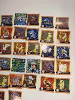 1999 Pokemon ArtBox Stickers Series 1 Lot Of 42 Holo And Base - Image 5