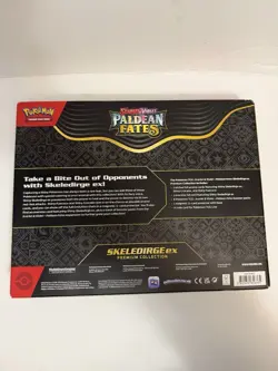Pokemon Scarlet and Violet Paldean Fates Skeledirge EX Premium Collection Pack 820650856341 - Image 4