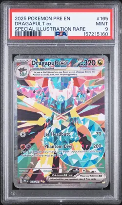 PSA 9 DRAGAPULT EX 165/131 SIR PRISMATIC EVOLUTIONS POKEMON 😍 - Image 1