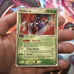 Pokemon Crobat ex 96/107 Deoxys Holo Ultra Rare English 130 DM Stage 2 - Image 1