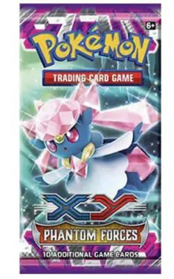 Pokemon TCG | XY Phantom Forces Diancie Factory Sealed Booster Pack - Image 1