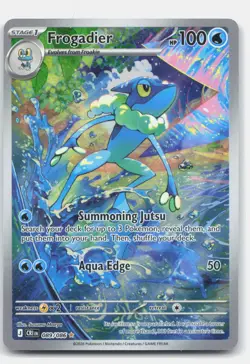 Frogadier 089/086 Holo Illustration Rare Chaos Rising Pokemon Near Mint - Image 1