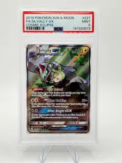 2019 Pokemon S&M Cosmic Eclipse Silvally GX #227 | PSA 9 MINT - Image 1