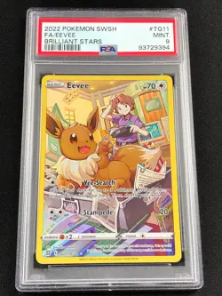 Pokemon 2022 Eevee TG11/TG30 PSA 9 - Image 1