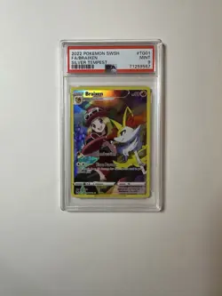 Pokemon TCG- Braixen #TG01/TG30 Silver Tempest Ultra Rare Holo PSA 9 - Image 1