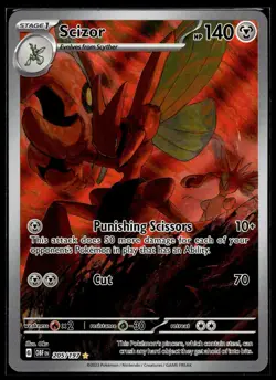 Scizor 205/197 Illustration Rare Obsidian Flames Pokemon Holo NM - Image 1