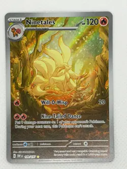 Ninetales 199/197 Illustration Rare Obsidian Flames Pokemon Near Mint - Image 1