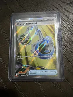 Pokemon Energy Retrieval 108/086 CRI ME:04 Trainer Item Ultra Rare Full Art - Image 1