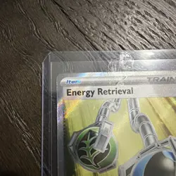 Pokemon Energy Retrieval 108/086 CRI ME:04 Trainer Item Ultra Rare Full Art - Image 2