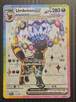 Umbreon ex SVP 176 - Scarlet & Violet Full Art Promo Pokemon TCG NM - Image 1