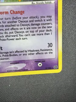 Deoxys (Speed Forme) 2/106 EX Emerald Holo Rare Pokemon TCG Nintendo - Image 4