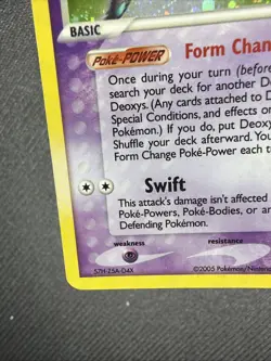 Deoxys (Speed Forme) 2/106 EX Emerald Holo Rare Pokemon TCG Nintendo - Image 5